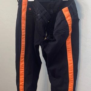 Navy blue skinny jeans